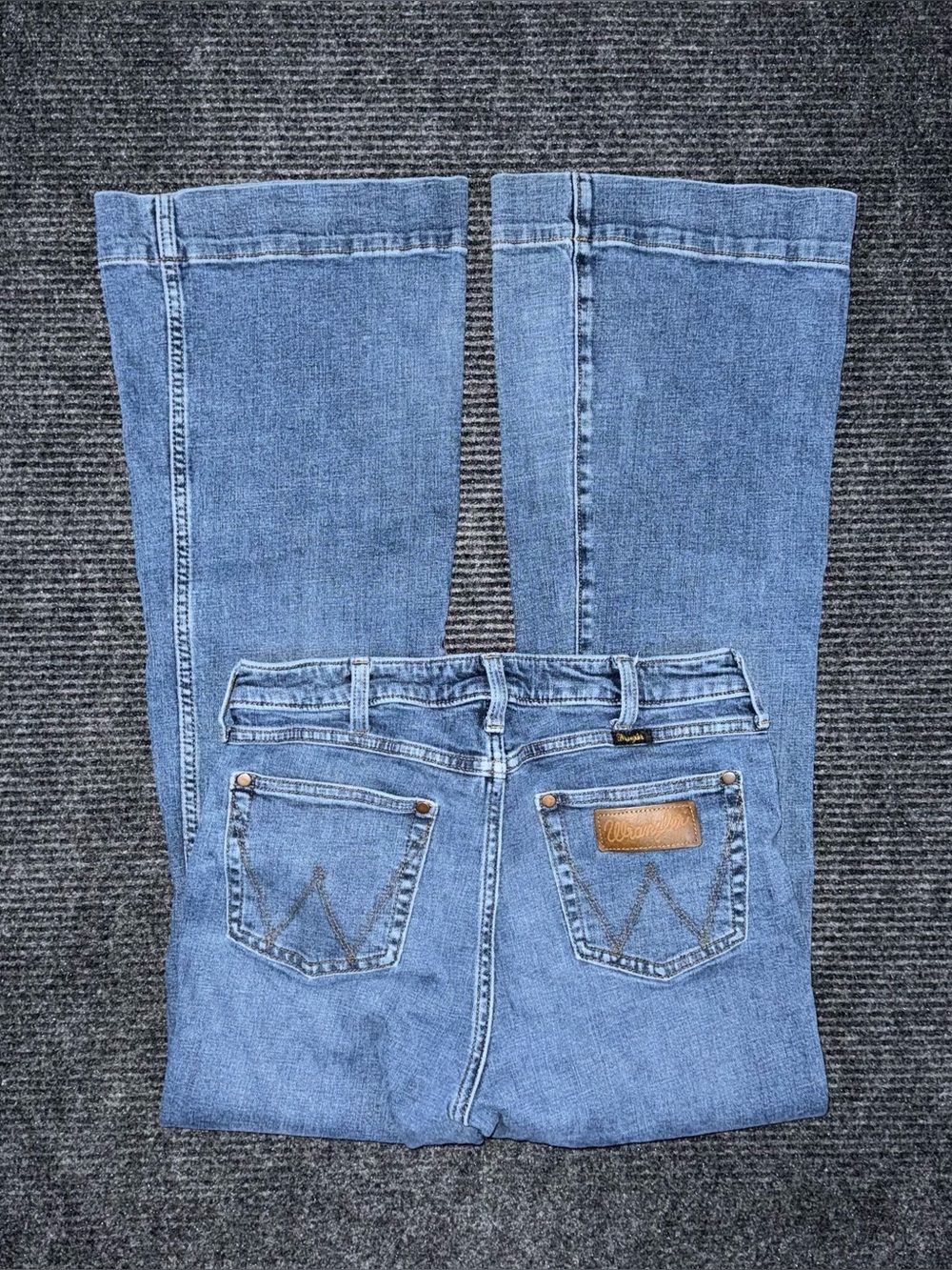 Wrangler Retro High Rise Trouser Blue Jeans Women’s 29 x 30.5 Western Cowgirl